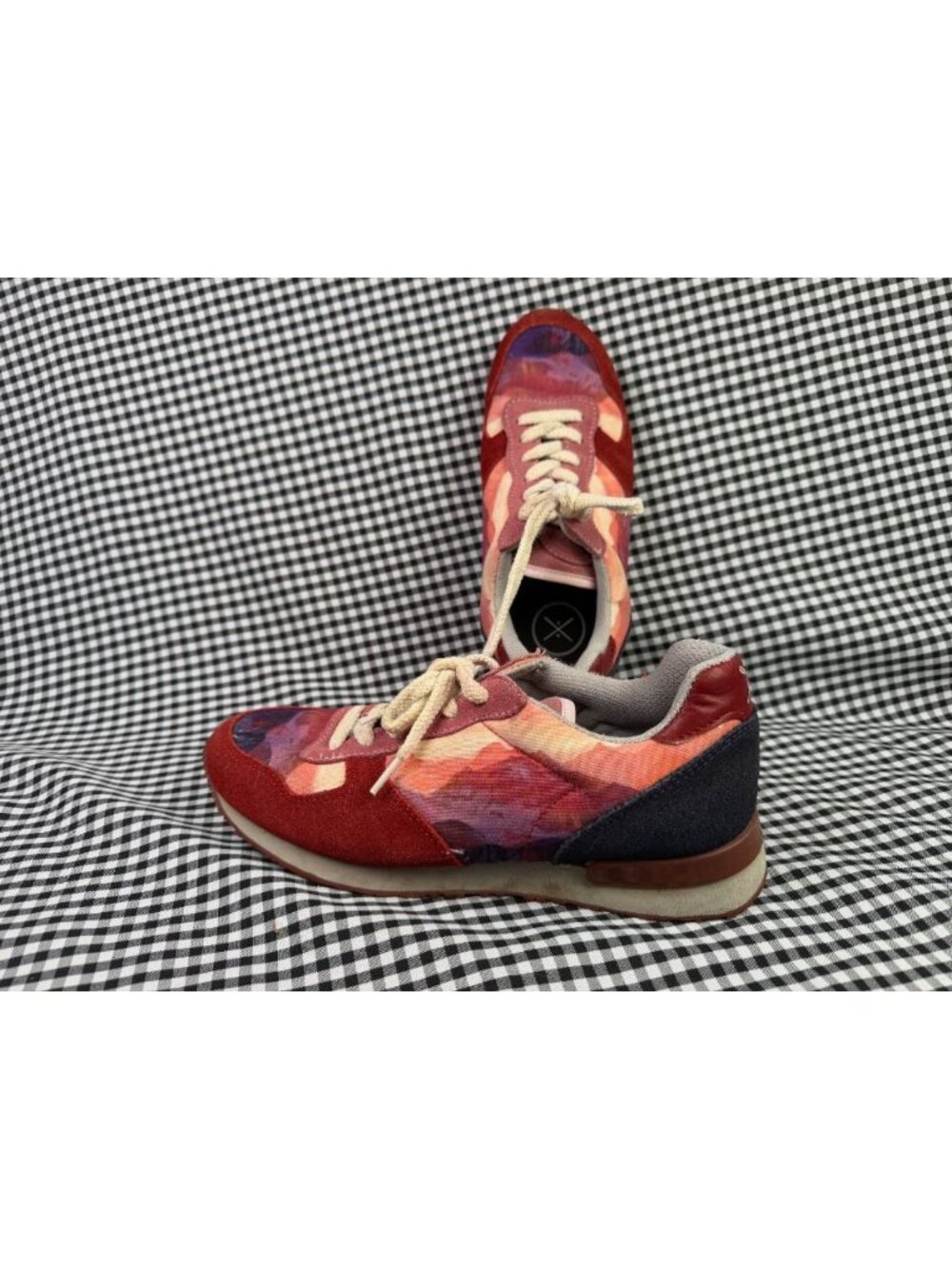 Inkkas Andes Jogger Womens 9 Gorpcore Red Mountain Outdoor Suede Sneakers EU 40